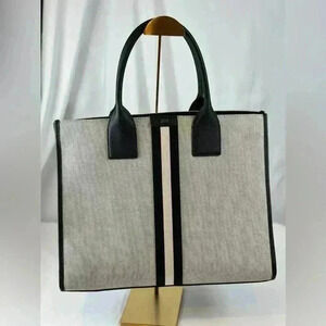 NWT - DKNY Gray with Black Trim Carlita Large Tote